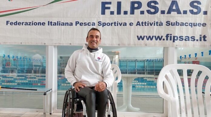 Cianfoni nuovo recordman mondiale apnea dinamica senza attrezzi per disabili
