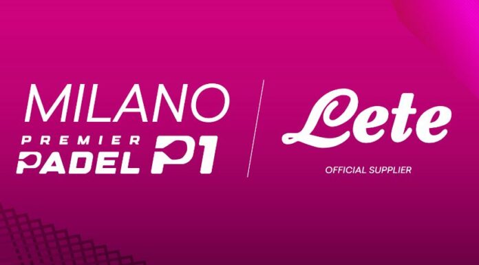 Acqua Lete official supplier del Milano Premier Padel P1 2022