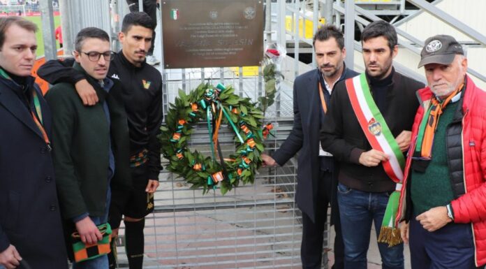 Commemorazione della ricercatrice Valeria Solesin allo stadio Penzo