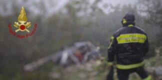 Elicottero caduto a Foggia, morte le 7 persone a bordo