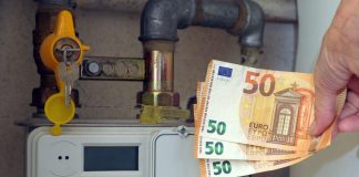 Gas, bolletta +13,7% per i consumi di novembre