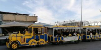 A Palermo in trenino con 100 bambini per dire no all’abbandono dei rifiuti