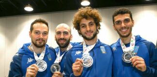Gli azzurri della spada secondi a Vancouver