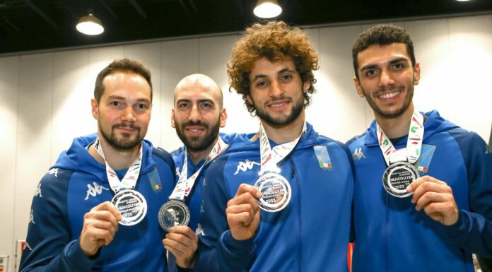 Gli azzurri della spada secondi a Vancouver