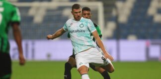 L’Inter vince anche contro il Sassuolo, decide Dzeko