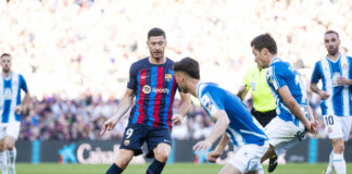 L’Espanyol ferma il Barça nel derby, aggancio Real