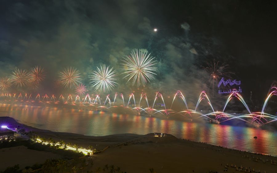 Ras Al Khaimah, 2 guinness world record per i fuochi di Capodanno