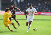 Il Milan vince 2-1 a Salerno, gol di Leao e Tonali