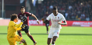 Il Milan vince 2-1 a Salerno, gol di Leao e Tonali