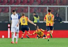 Immobile non basta, il Lecce rimonta e batte la Lazio 2-1