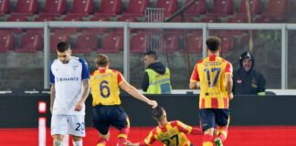 Immobile non basta, il Lecce rimonta e batte la Lazio 2-1