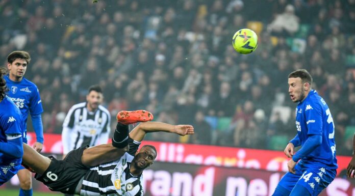 Gol di Baldanzi e Pereyra, Udinese-Empoli finisce 1-1