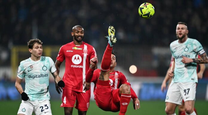 Inter beffata nel recupero, col Monza finisce 2-2