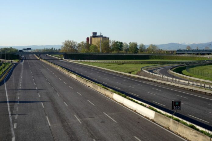L'Autostrada del Sole il lunedi di Pasqua