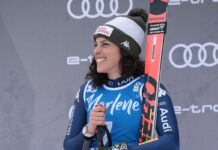 Brignone domina il SuperG di St.Anton, caduta per Goggia