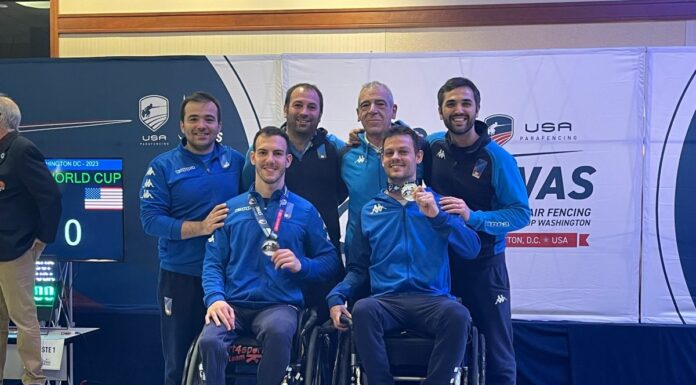 Cdm paralimpica, doppietta azzurra a Washington nel fioretto uomini