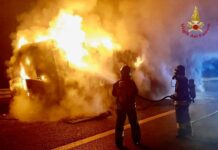 Origgio, a fuoco Tir carico di Farina sull’Autostrada A8