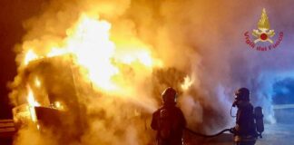 Origgio, a fuoco Tir carico di Farina sull’Autostrada A8