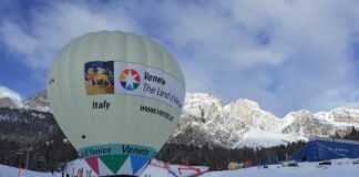 Turismo, a Cortina l’aerostato “Veneto, The Land of Venice”