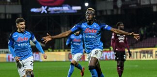 Il Napoli non si ferma, sconfitta anche la Salernitana