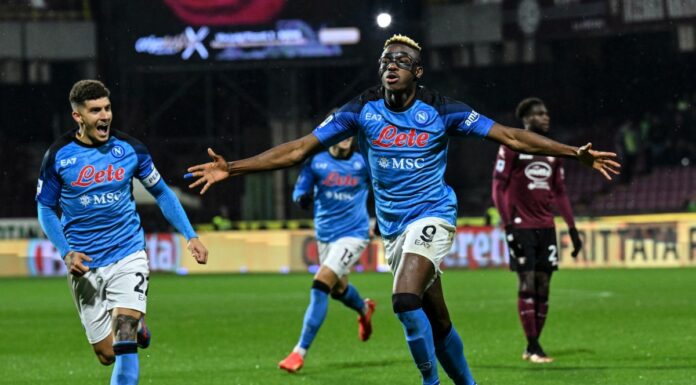 Il Napoli non si ferma, sconfitta anche la Salernitana