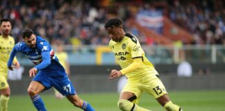 Sampdoria-Udinese 0-1, decide Ehizibue nel finale