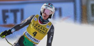 A Yule lo Slalom di Kitzbuehel, Bassino 3^ in SuperG Cortina