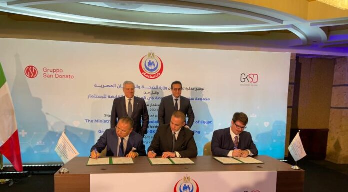 Siglato Memorandum tra ministero Salute Egitto, GKSD e Gruppo San Donato
