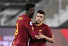 Roma corsara con El Shaarawy e Abraham, battuto 2-0 lo Spezia