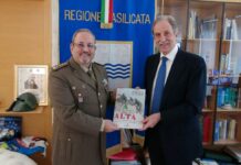 Bardi incontra il Comandante Militare Esercito “Basilicata”