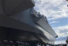 Fincantieri, a Palermo varata l’unità anfibia per il Qatar