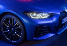 I4 M50, la prima Bmw M elettrica gommata Pirelli P Zero Elect