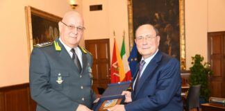 Schifani incontra il generale Lorusso della Guardia di Finanza