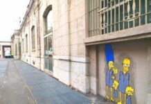 Milano, al Memoriale della Shoah murales su “i Simpson deportati”