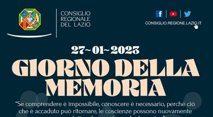 Shoah, Vincenzi “La Memoria fa sì che errori del passato non tornino”