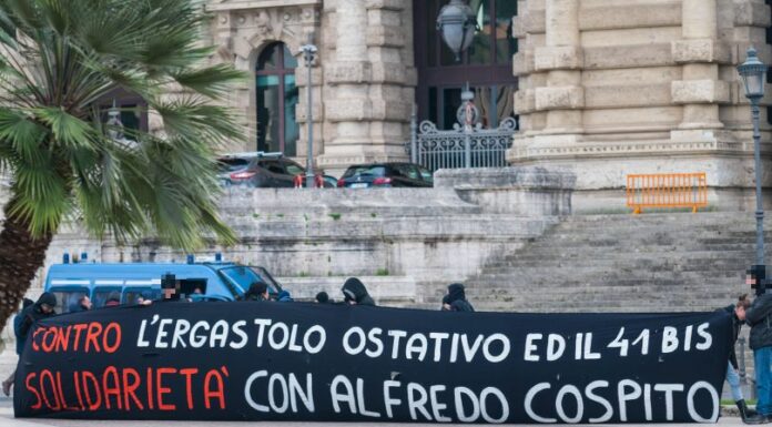 Caso Cospito, Garante detenuti chiede trasferimento in struttura idonea