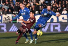 L’Empoli spreca, il Torino rimonta: 2-2 al “Castellani”