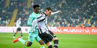 Si chiude sull’1-1 il posticipo fra Udinese e Verona