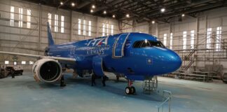 Ita Airways svela il primo Airbus A320neo azzurro “Giacinto Facchetti”