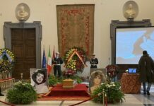 Lollobrigida, camera ardente gremita in Campidoglio per ultimo saluto