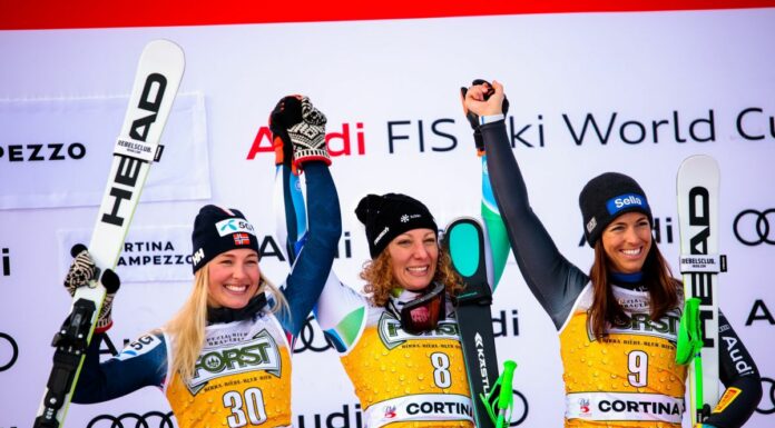 Discesa Cortina a Ilka Stuhec, Elena Curtoni terza