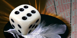 Gioco del Lotto: come giocare consapevolmente con i numeri ritardatari dado piuma
