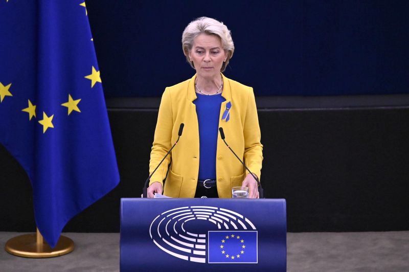 Von der Leyen “Decimo pacchetto di sanzioni contro la Russia entro il 24 febbraio”