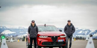 Bottas e Guanyu alla guida dell’Alfa Romeo Tonale plug-in hybrid Q4