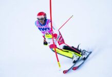 Slalom Chamonix a Zenhaeusern, Ginnis primo greco sul podio