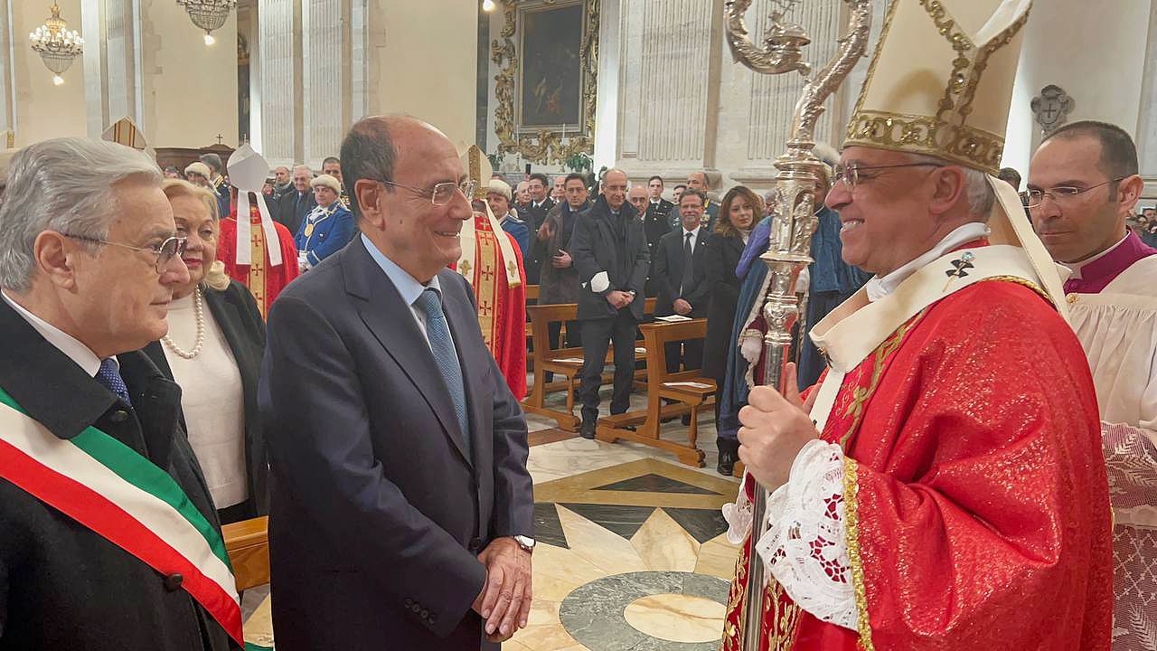 Festa di Sant’Agata, Schifani al solenne pontificale in cattedrale a Catania