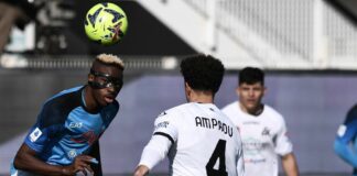 Spezia-Napoli 0-3, a segno Kvaraskhelia e doppietta Osimhen