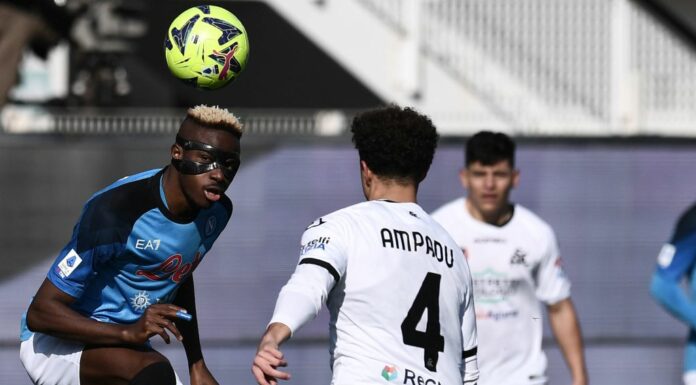 Spezia-Napoli 0-3, a segno Kvaraskhelia e doppietta Osimhen