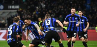 L’Inter fa suo il derby per 1-0, il Milan perde ancora