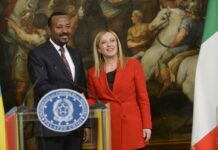 Italia-Etiopia, Meloni “Rafforzare legame con un partenariato paritario”
